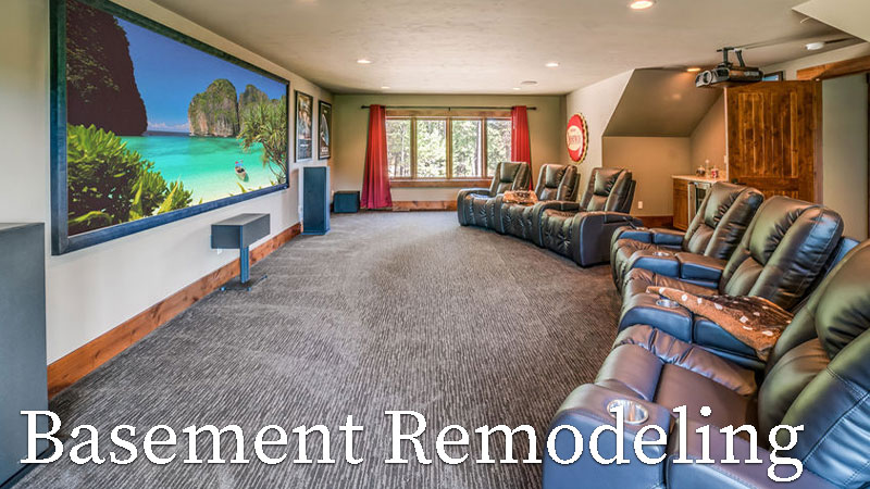 remodeled basement